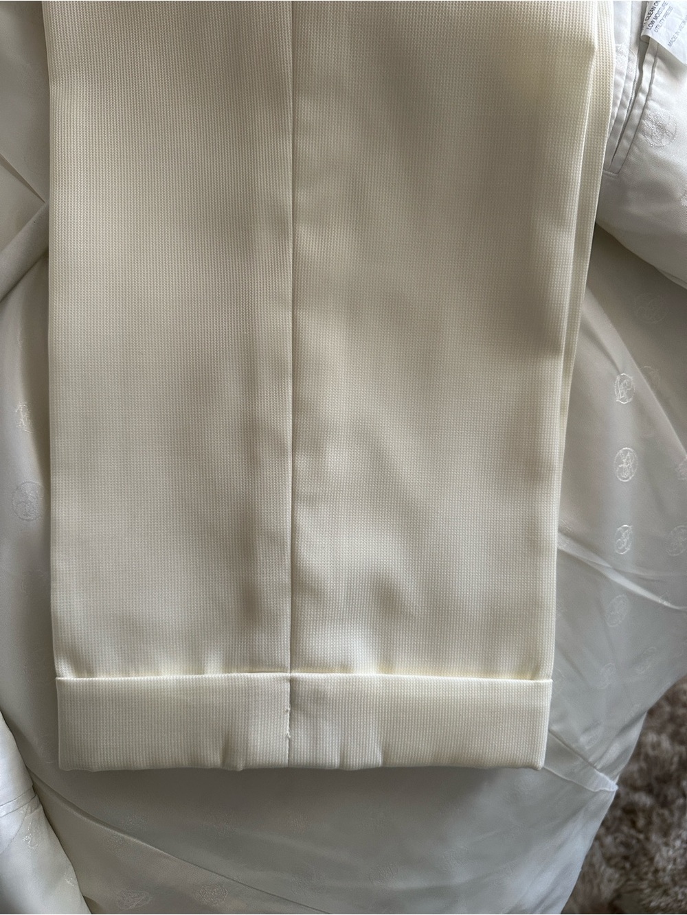 Sean John Suits Classic Cream Men's Blazer - Unbranded View 6